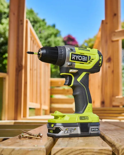 Bešepetis akumuliatorinis gręžtuvas-suktuvas Ryobi R18DD5-0 ONE+