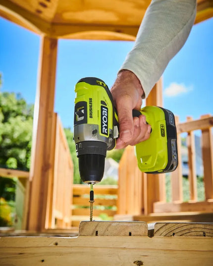 Bešepetis akumuliatorinis gręžtuvas-suktuvas Ryobi R18DD5-0 ONE+