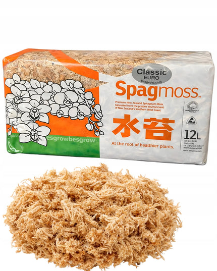 Besgrow Classic Euro Sphagnum samanos 150g 12l iš Naujosios Zelandijos