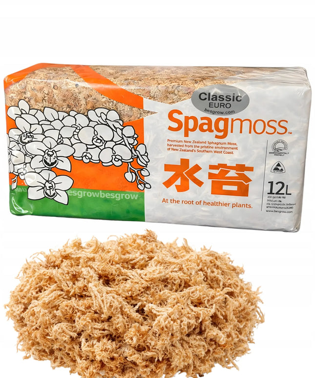 Besgrow Classic Euro Sphagnum samanos 150g 12l iš Naujosios Zelandijos