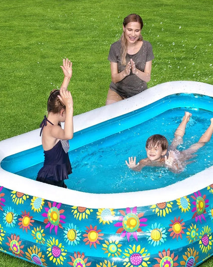 Bestway 54121 pripučiamas šeimyninis baseinas 305x183x56 cm, 1161 l