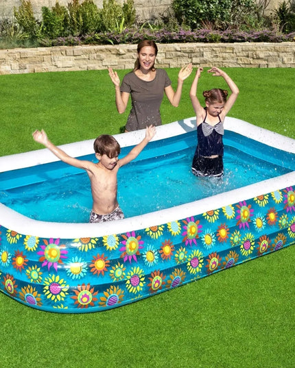 Bestway 54121 pripučiamas šeimyninis baseinas 305x183x56 cm, 1161 l