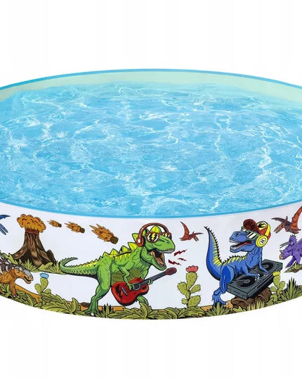 Bestway 55022 vaikiškas pripučiamas baseinas su dinozaurų grafika, 183 cm