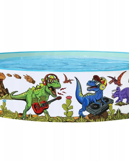 Bestway 55022 vaikiškas pripučiamas baseinas su dinozaurų grafika, 183 cm