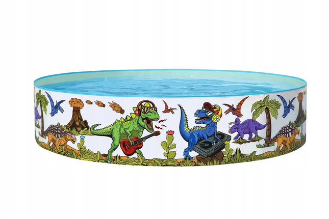 Bestway 55022 vaikiškas pripučiamas baseinas su dinozaurų grafika, 183 cm