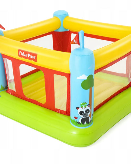 Bestway 93553 Fisher-Price pripučiamas batutas-pilis 175cm x 173cm x 135cm