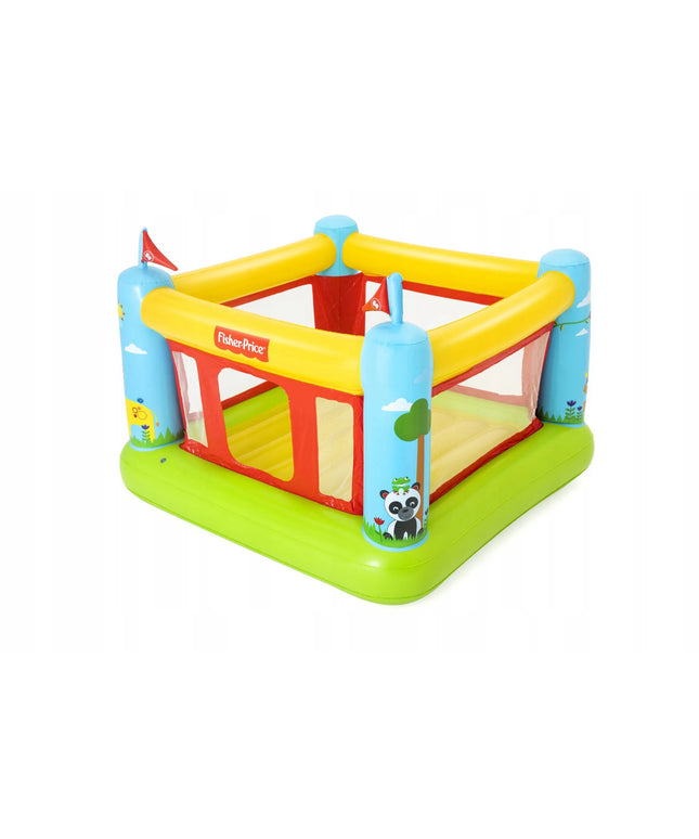 Bestway 93553 Fisher-Price pripučiamas batutas-pilis 175cm x 173cm x 135cm