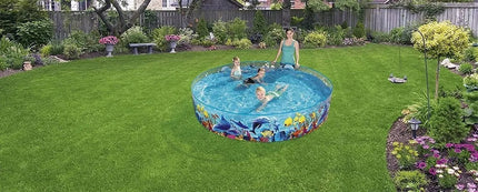 Bestway pripučiamas sodo baseinas vaikams Akvariumas 244 x 46 cm