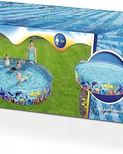 Bestway pripučiamas sodo baseinas vaikams Akvariumas 244 x 46 cm