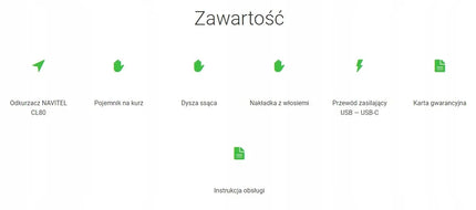 Belaidis rankinis dulkių siurblys NAVITEL CL80, juodas