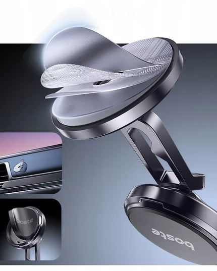BOSTE magnetinis automobilinis telefono laikiklis stiprus stabilus ant prietaisų skydelio