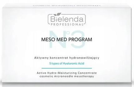 Bielenda Professional Meso Med hialurono rūgšties rinkinys 10x3 ml