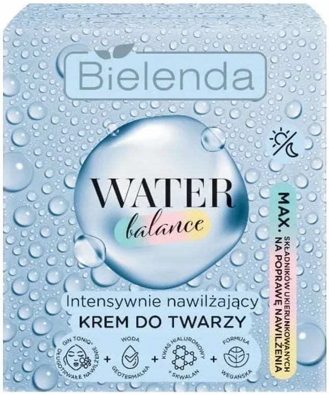 Bielenda Water Balance intensyviai drėkinamasis veido kremas 50ml