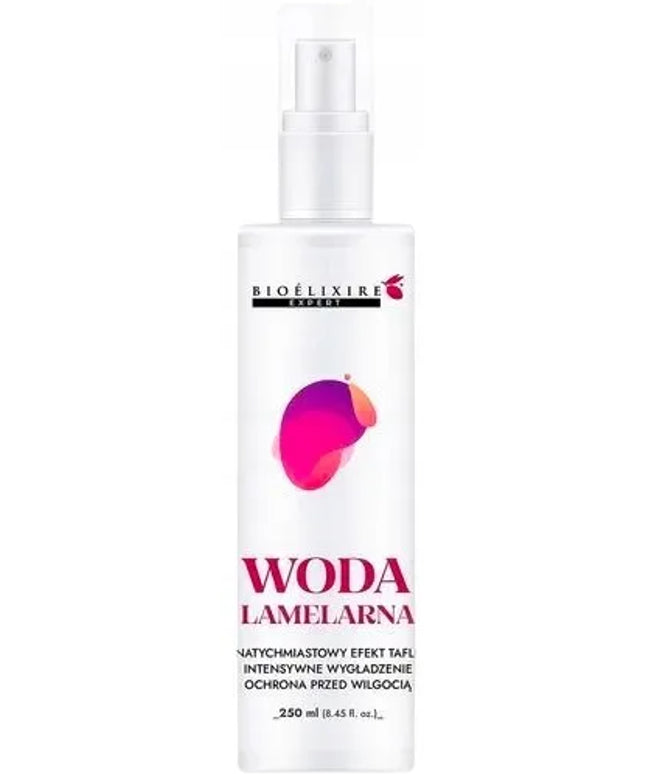 Bioelixire Expert lamelinis vanduo – veidrodinio žvilgesio efektas per 15 sekundžių, 250 ml