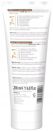 Biovax 7in1 plaukų kondicionierius su argano ir kokosų aliejais 200 ml