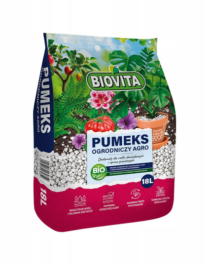 Biovita sodininkystės pemza 18L, 100% natūrali BIO drenažo priemonė