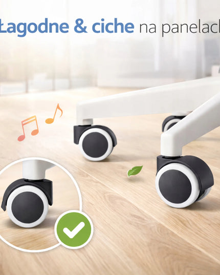Biro kėdė Sense7 JUNO pasukama jaunimui medžiaginė pilka