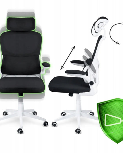 Biuro kėdė Sofotel Formax iš mikro tinklelio, juoda