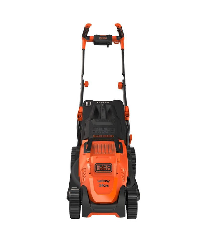 Black&Decker BEMW461BH elektrinė vejapjovė / 1400W / 34 cm pjovimo plotis / 40 l krepšys