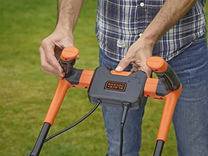 Black&Decker BEMW461BH elektrinė vejapjovė / 1400W / 34 cm pjovimo plotis / 40 l krepšys
