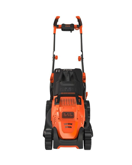 Black&Decker BEMW461BH elektrinė vejapjovė / 1400W / 34 cm pjovimo plotis / 40 l krepšys