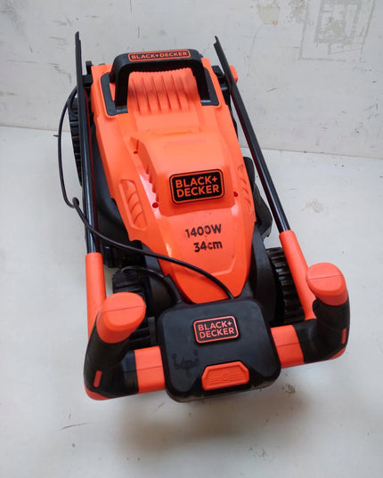 Black&Decker BEMW461BH elektrinė vejapjovė / 1400W / 34 cm pjovimo plotis / 40 l krepšys