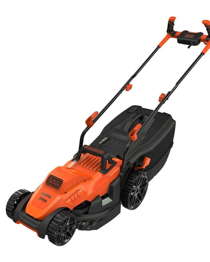 Black&Decker BEMW461BH elektrinė vejapjovė / 1400W / 34 cm pjovimo plotis / 40 l krepšys