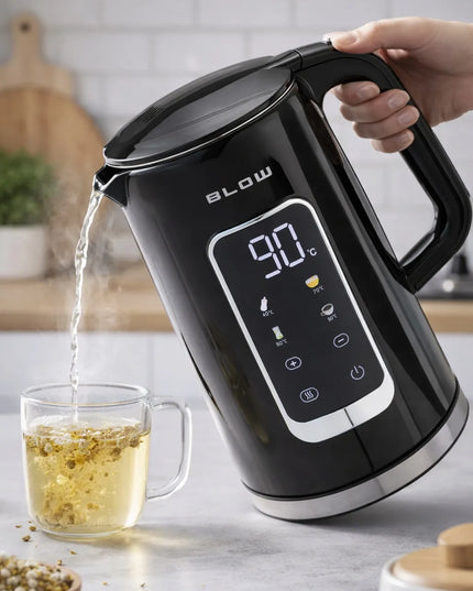 BLOW belaidis elektrinis virdulys 2500W, 1,7L, temperatūros reguliavimas, Wi-Fi