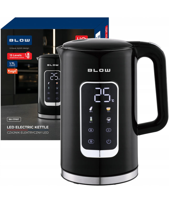 BLOW belaidis elektrinis virdulys 2500W, 1,7L, temperatūros reguliavimas, Wi-Fi