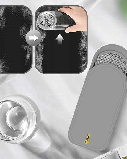 BLOW drabužių pūkų rinkiklis, audinių, megztinių ir baldų apmušalų valytuvas su maitinimu baterijomis ir šepetėliu