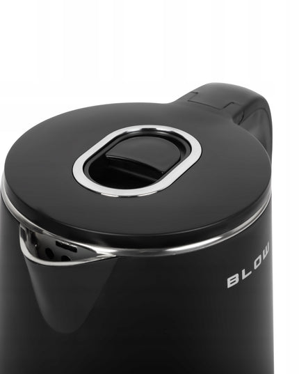 BLOW elektrinis virdulys 2200W su temperatūros reguliavimu, LED ekranu ir belaidžiu veikimu, juodas