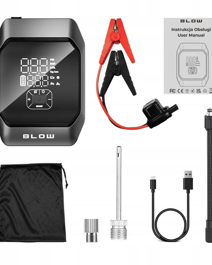 BLOW Jump Starter, kompresorius, pompa, 9000mAh