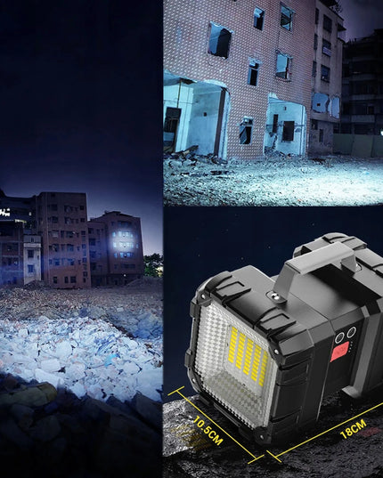 BLOW LED dvipusis prožektorius, 40W, 450 lm, įkraunamas su Powerbank funkcija