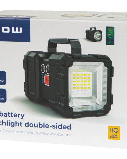 BLOW LED dvipusis prožektorius, 40W, 450 lm, įkraunamas su Powerbank funkcija