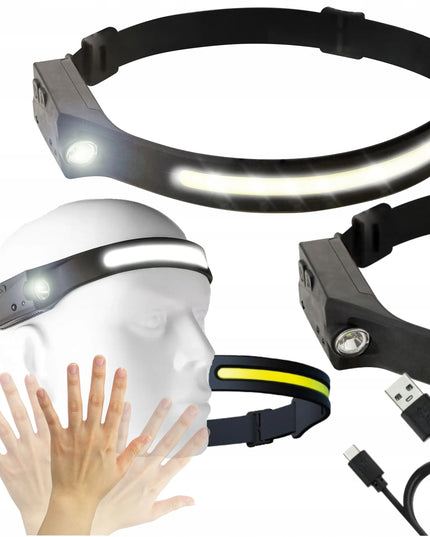 BLOW LED XPE COB priekinis žibintas su judesio jutikliu 350 lm vandeniui atsparus