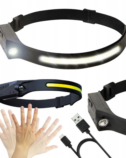 BLOW LED XPE COB priekinis žibintas su judesio jutikliu 350 lm vandeniui atsparus