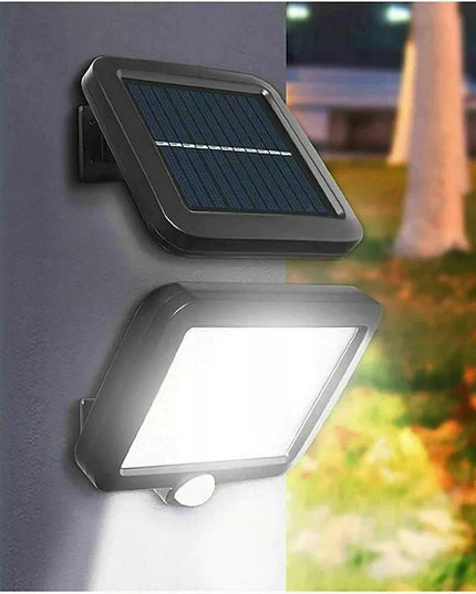 BLOW saulės LED lempa su judesio ir sutemų jutikliu, lauko sodo halogenas