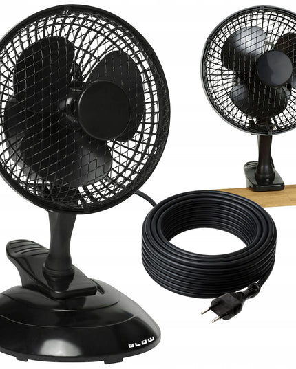 BLOW stalinis ventiliatorius 2in1 tylus su spaustuku stovimas 25W 20cm