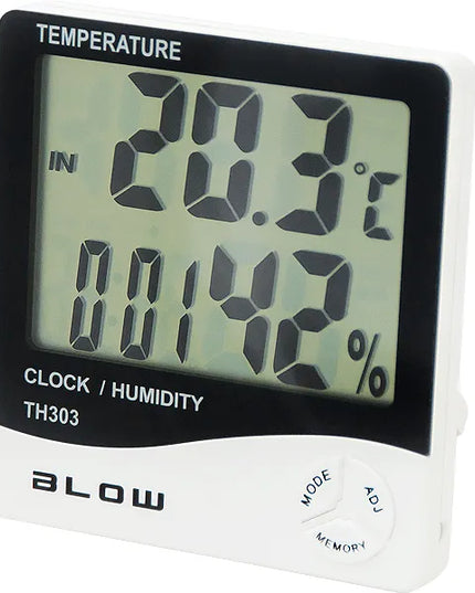 BLOW TH303 oro stotis, termometras, drėgmėmatis, laikrodis