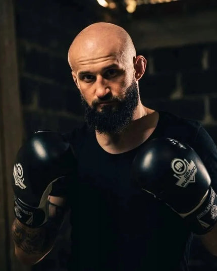 Bokso pirštinės 14oz - DBX Bushido Classic White - Origin Series