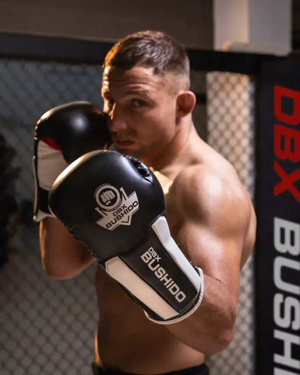 Bokso pirštinės 14oz - DBX Bushido Phantom White - Valor Series