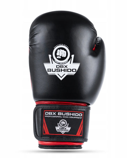 Bokso pirštinės DBX BUSHIDO ARB-407 juodos/raudonos 14 oz