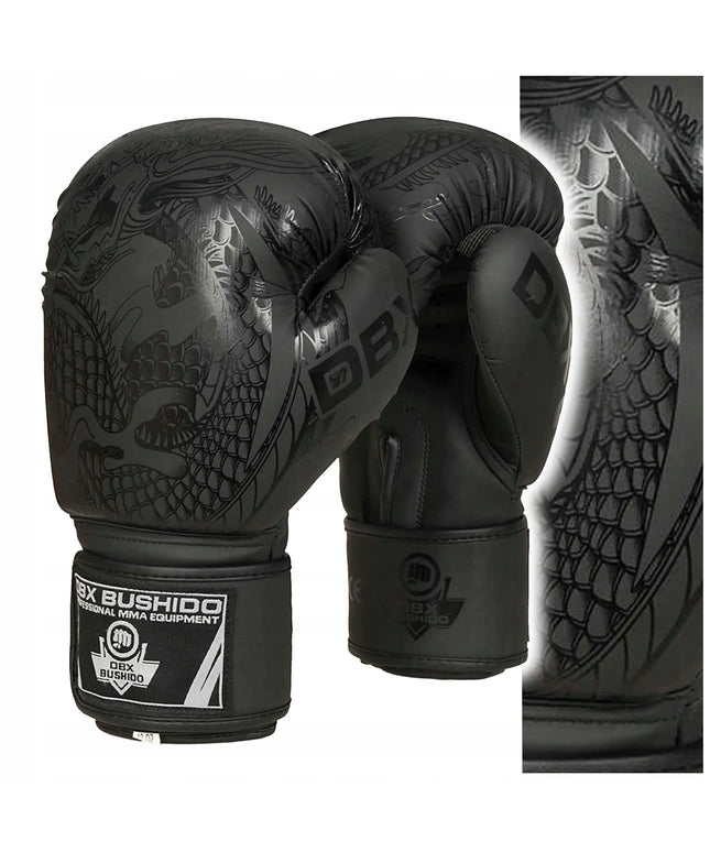 Bokso pirštinės DBX Bushido Black Dragon B-2v18 14 oz