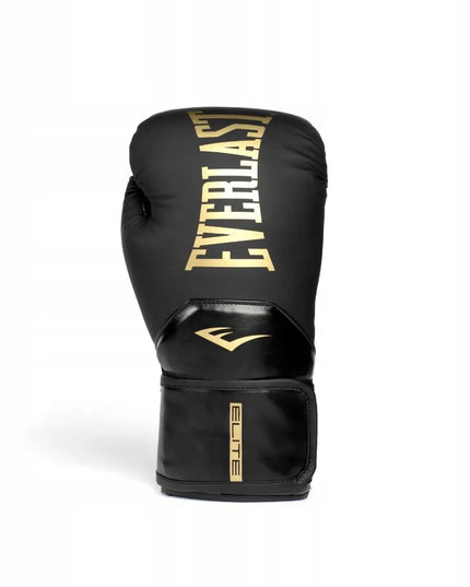Bokso pirštinės Everlast Elite 2 Black/Gold 12 oz.