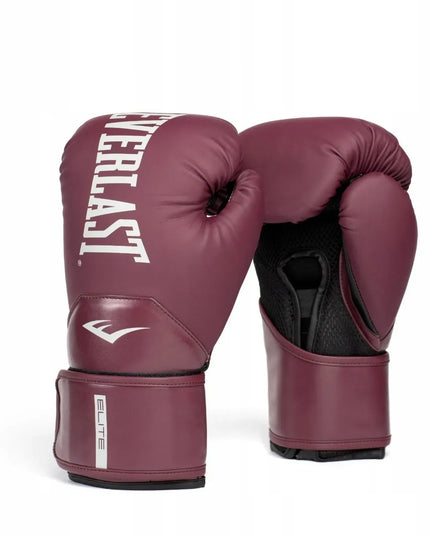 Bokso pirštinės Everlast Elite 2 bordo 12 oz