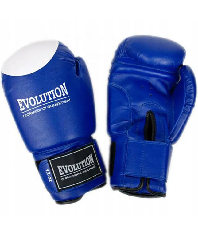 Bokso pirštinės Evolution Pro RB-2112 sintetinės, mėlynos, 12 oz