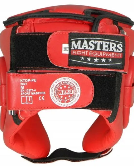 Bokso šalmas MASTERS FIGHT EQUIPMENT KTOP-PU (WAKO patvirtintas)
