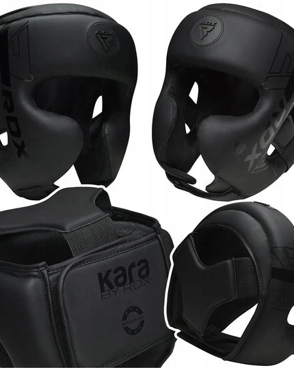 Bokso šalmas RDX Kara F6 juodas, dydis S