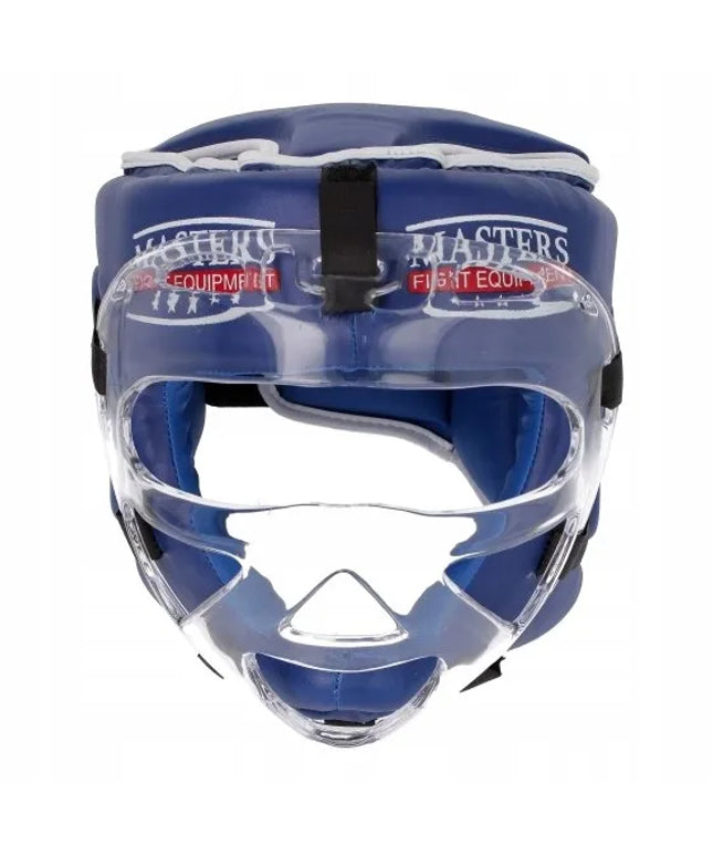 Bokso šalmas su kauke MASTERS FIGHT EQUIPMENT KSSPU-M (WAKO APPROVED)