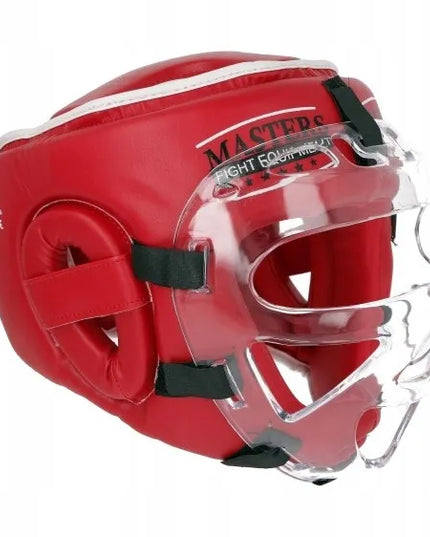Bokso šalmas su kauke MASTERS FIGHT EQUIPMENT KSSPU-M (WAKO APPROVED)